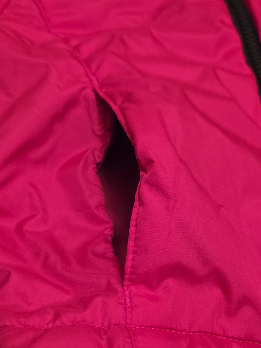 Cherokee Bright Pink Kids Puffer Jacket with Black Trim - Picture 8 of 10